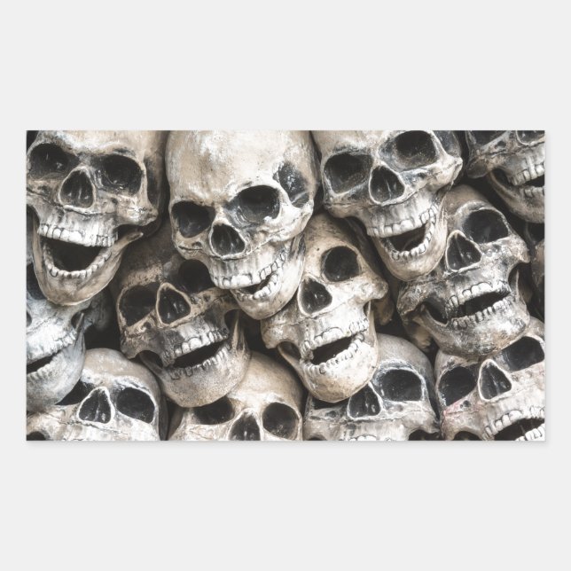 Pile Of Skulls Sticker (Front)