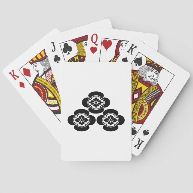Pile of three mokkos bicycle playing cards (Back)
