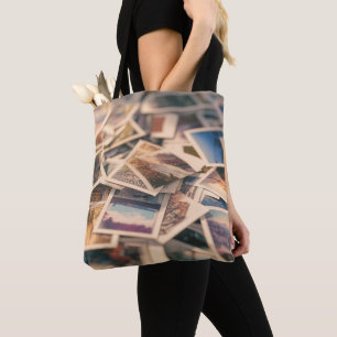Pile of Vintage Photographs Tote Bag