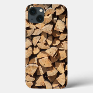 Pile Of Wood iPhone 13 Case