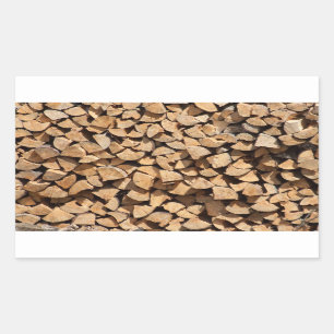 Pile Of Wood Sticker