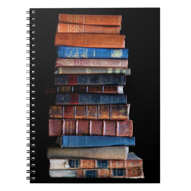 Pile vintage d'anciens livres (Devant)