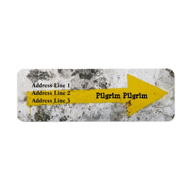 Pilgrim Arrow Address Labels (Front)