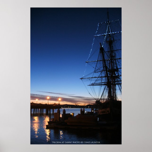 Pilgrim at dawn photo poster (Front)