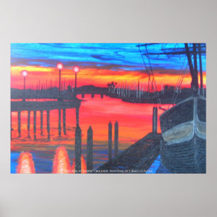 Pilgrim at dawn poster