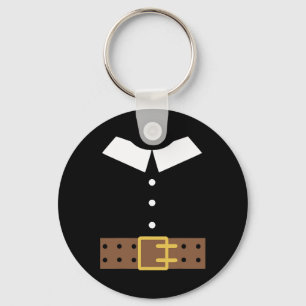 Pilgrim Costume Halloween Funny Thanksgiving Boys  Keychain