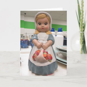 Pilgrim Girl Card