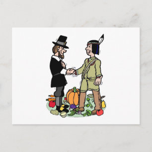Pilgrim Indian Cooperation Postcard