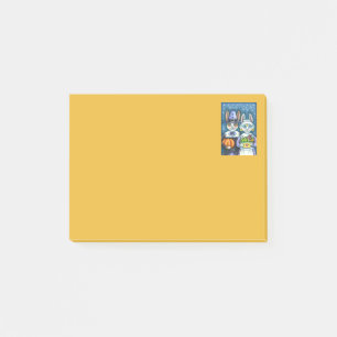 PILGRIM RABBITS, THANKSGIVING HARE'S HARVEST, CUTE POST-IT NOTES