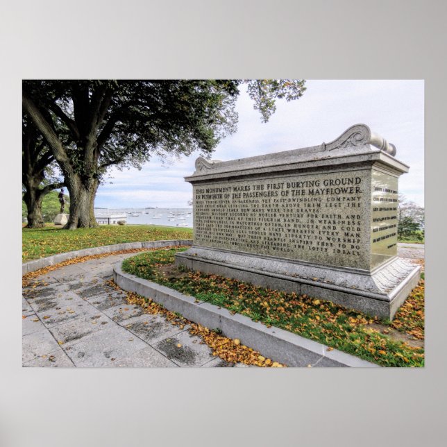 Pilgrim sarcophagus Cole's Hill print (Front)