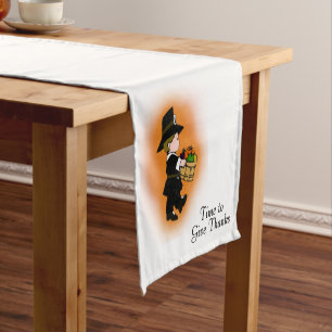 Pilgrim Time to Give Thanks Short Table Runner