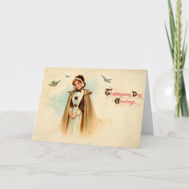 Pilgrim Woman Card (Front)