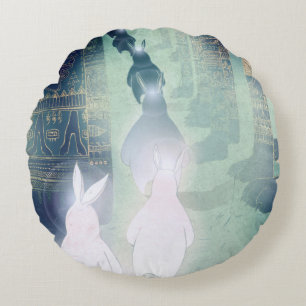 Pilgrimage 2012 round pillow