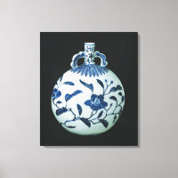 Pilgrim's 'Blue and White' Gourd with Floral