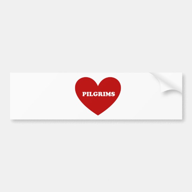 Pilgrims Bumper Sticker (Front)