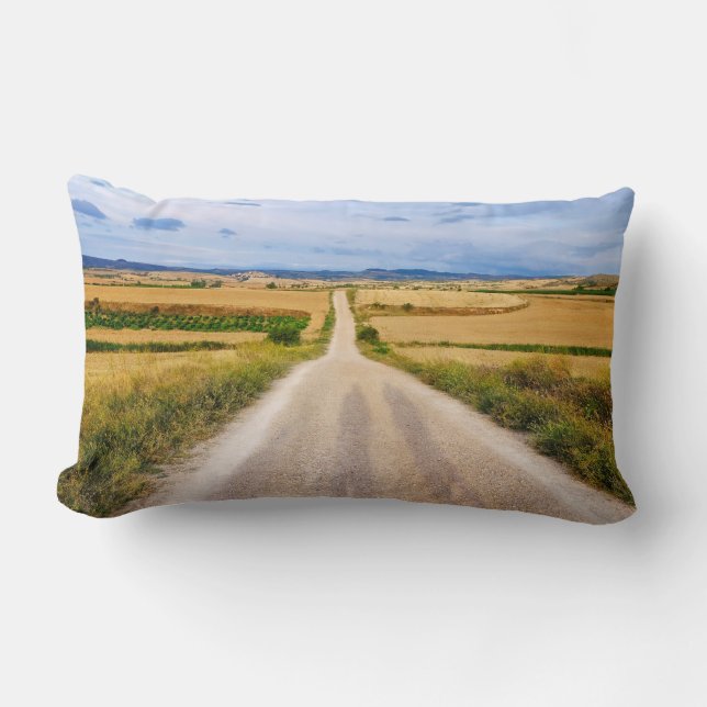 Pilgrim's shadows lumbar pillow (Front)