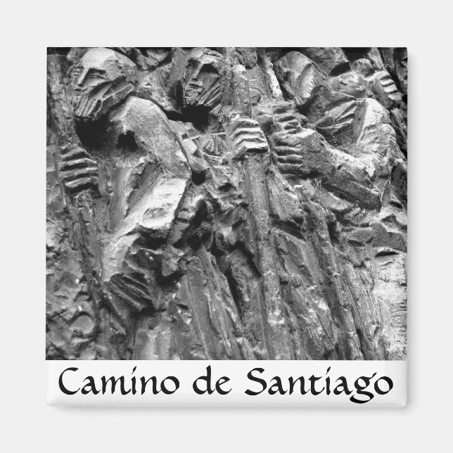 Pilgrims Walking Magnet (Front)