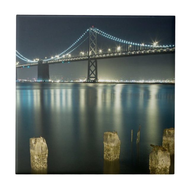 Pilings along the Embarcadero, San Francisco Tile (Front)
