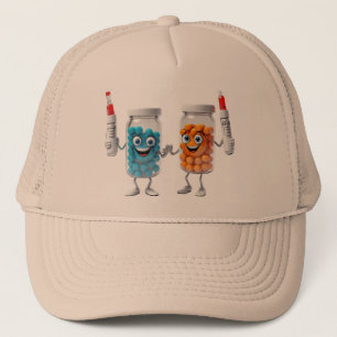 Pill Bottle Cartoon Hat