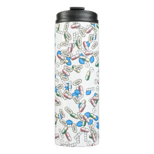 Pill Sprinkles Pattern Thermal Tumbler