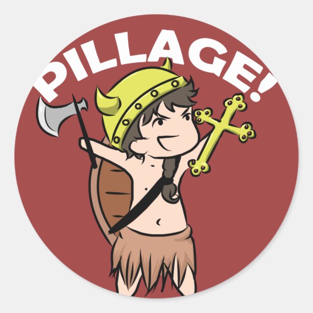 Pillage! stickers (Front)