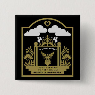 Pillar Candle 2 Inch Square Button