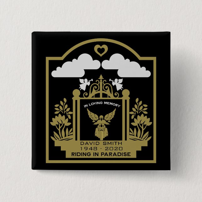 Pillar Candle 2 Inch Square Button (Front)