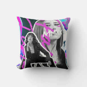 Pillar Candle Throw Pillow