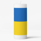 Pillar drapeau à bougies d'Ukraine