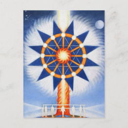 Pillar of Fire Postcard by Lynda Vugler