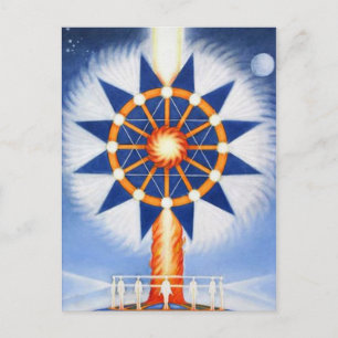 Pillar of Fire Postcard by Lynda Vugler