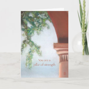 Pillar of Strength Thank You Card