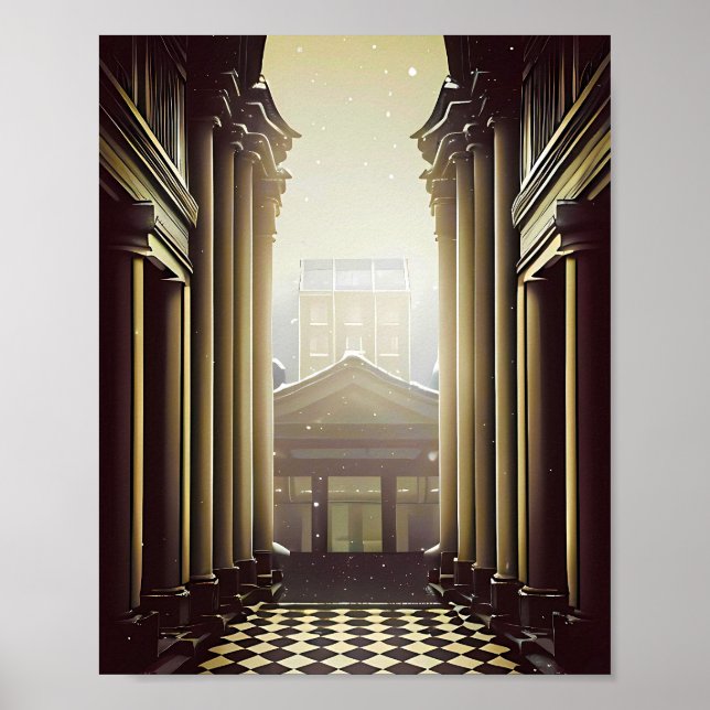 Pillar Print Poster (Front)