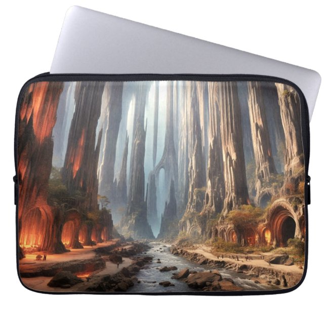 Pillars and People Laptop Sleeve (Front)