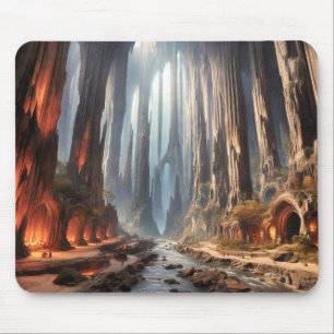 Pillars and People Mouse Pad