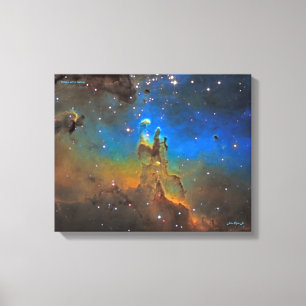 Pillars of Creation Detailed - Medium Canvas Print