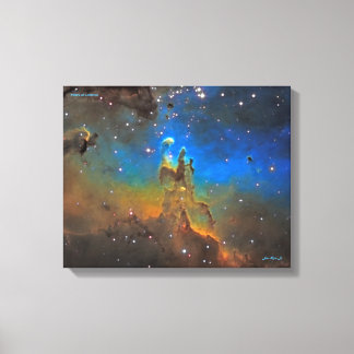 Pillars of Creation Detailed - Medium Canvas Print