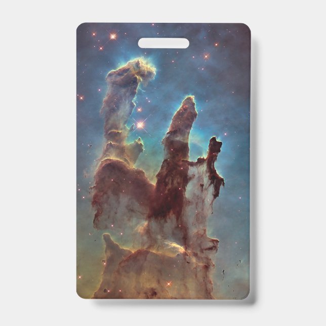 Pillars of Creation, Eagle Nebula Hubble Space Badge (Front)