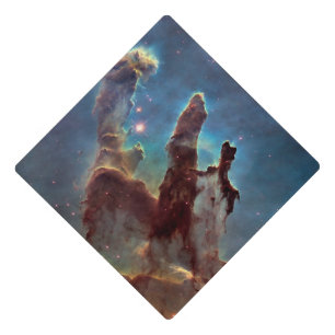 Pillars of Creation, Eagle Nebula Hubble Space Graduation Cap Topper