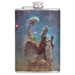 Pillars of Creation, Eagle Nebula Hubble Space Hip Flask