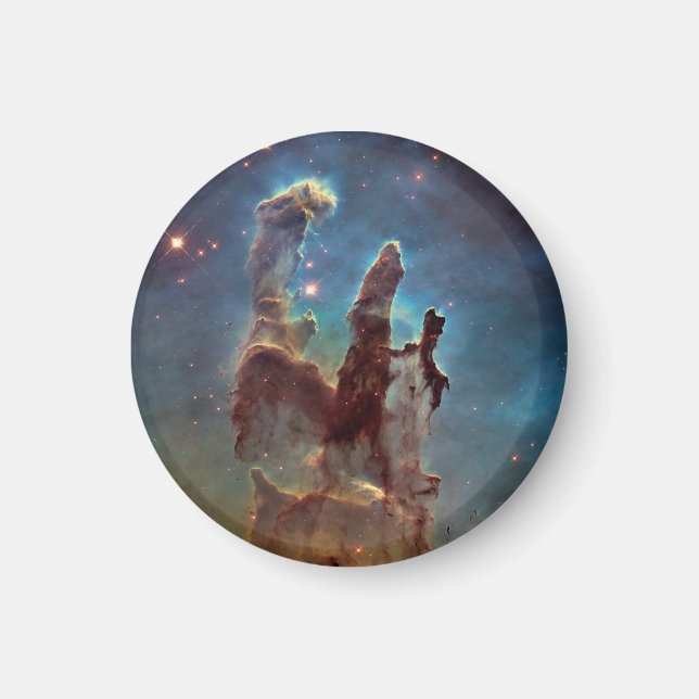 Pillars of Creation, Eagle Nebula Hubble Space Magnet (Front)