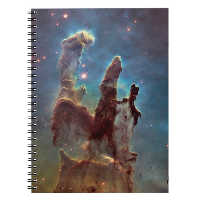Pillars of Creation, Eagle Nebula Hubble Space Notebook (Front)