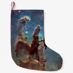Pillars of Creation, Eagle Nebula Hubble Space Small Christmas Stocking