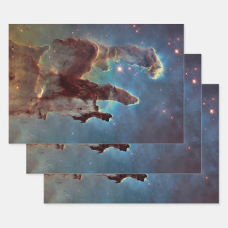 Pillars of Creation, Eagle Nebula Hubble Space Wrapping Paper Sheet
