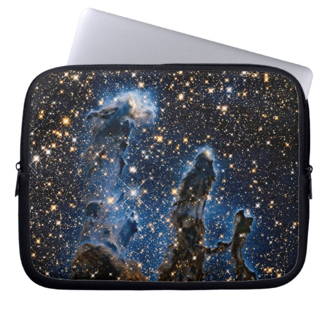 Pillars Of Creation Eagle Nebula Near Infrared Laptop Sleeve (Front)