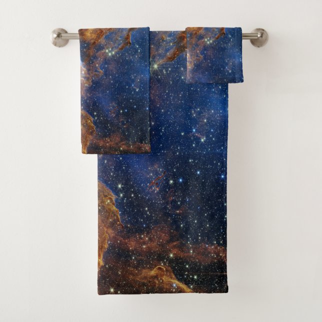 Pillars of Creation in the Eagle Nebula Bath Towel Set (Insitu)