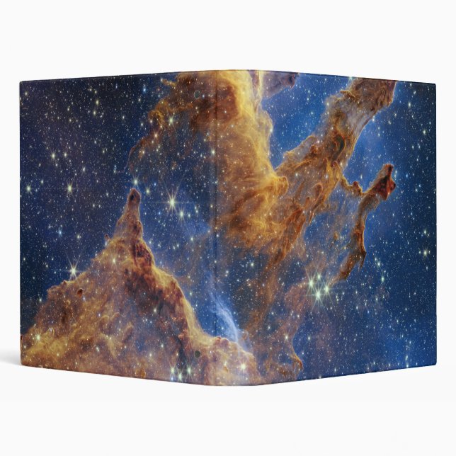 Pillars of Creation in the Eagle Nebula Binder (Background)