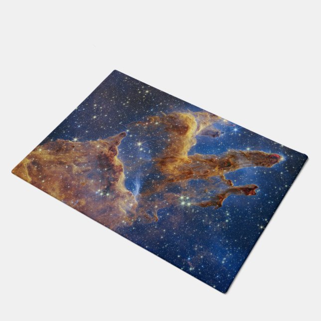 Pillars of Creation in the Eagle Nebula Doormat (Angled)