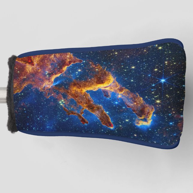 Pillars of Creation - James Webb NIRCam Astronomy Golf Head Cover (Front)