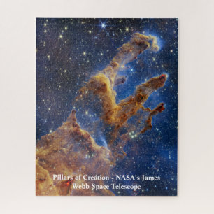Pillars of Creation James Webb Space Telescope Jigsaw Puzzle
